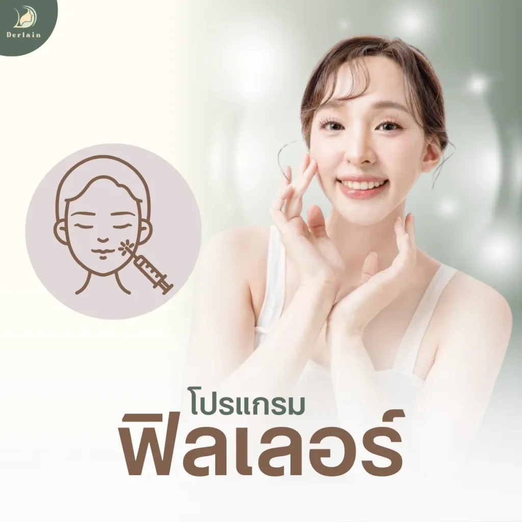 บริการของเดอร์เลนคลินิก - โปรแกรมฟิลเลอร์