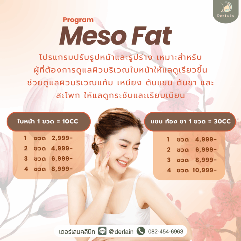 Program Meso Fat เดอร์เลนคลินิก